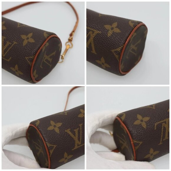 LOUIS VUITTON Monogram Papillon Pouch LV Auth BA3067 - Picture 16 of 16